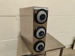 Distributeur de gobelets San Jamar pour gobelets de +/- 8 cm de diamètre